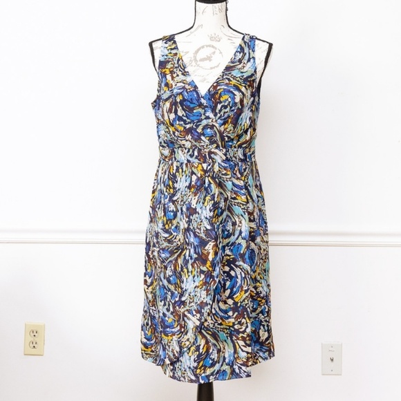 Anthropologie Dresses & Skirts - Anthropologie oak apple silk midi dress, size 12
